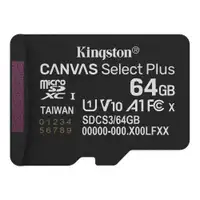 KINGSTON MicroSD 64GB Kingston SelectPlus gen 3 bez adaptera
