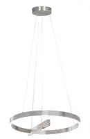 RABALUX Thrac, visilica brušeni aluminium LED  40W, 2070lm, 4000K, precnik 84cm
