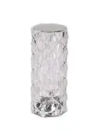 RABALUX Siggy, stona lampa punjiva na USB, RGB, LED 1,5W, visina 21cm, providna plastika, touch prekidac