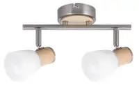 RABALUX Gavin spot E14 2x40W s.hrom, beech