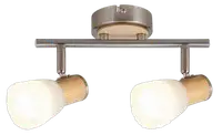 RABALUX Gavin spot E14 2x40W s.hrom, beech