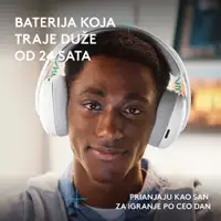 LOGITECH G325 LIGHTSPEED gejmerske bežicne slušalice bela 981-001531