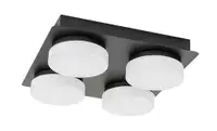 RABALUX Attichus, mat crna 21W 1900lm-2670lm, 4000K IP4