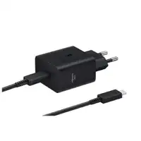 SAMSUNG 45W Power Adapter USB-C + Cable Black EP-T4511-XBE