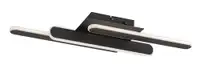 RABALUX Sindri, plafonska crna LED 18W, 950lm, DIP switch 3000-4000K, 61x23cm, Designed by Rabalux