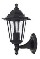 RABALUX Velence spoljna zidna lampa E27 60W crno IP43