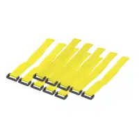 LOGILINK Cicak trakice za vezivanje kablova Velcro 300x20mm 10kom (Zuta)