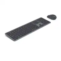 HAMA WKM-550 bezicna tastatura i mis, US, crna
