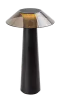 RABALUX Assen, LED spoljna stona punjiva lampa, metal crna, 5W, 40lm (bez dif. 150lm), 3000K