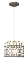 RABALUX Alessandra Visilica E27 1x60W,mat belo
