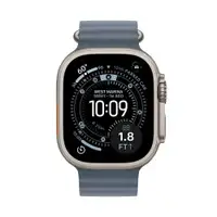 APPLE Watch Ultra 3 Cellular 49mm Natural Titanium Case with Anchor Blue Ocean Band mewh4se/a