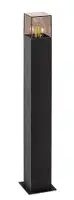 RABALUX Loanda, spoljna podna E27, crni aluminium, plasticna dimljena maska, visina 65cm, IP54