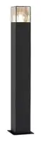 RABALUX Loanda, spoljna podna E27, crni aluminium, plasticna dimljena maska, visina 65cm, IP54