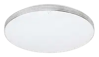 RABALUX Oscar2, LED 18W, 1350lm, 4000K, 33x33cm, zvezdasta, srebrni prsten