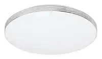 RABALUX Oscar2, LED 18W, 1350lm, 4000K, 33x33cm, zvezdasta, srebrni prsten