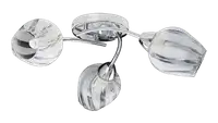RABALUX Danila plafonska lampa E27 3x60W, hrom