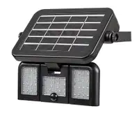 RABALUX Lihull spoljna solarna zidna lampa crna 9,6W 500lm 4000K senzor pokreta