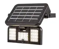 RABALUX Lihull spoljna solarna zidna lampa crna 9,6W 500lm 4000K senzor pokreta