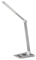 RABALUX Nilfgard, unutrašnja stona lampa, srebrna aluminium