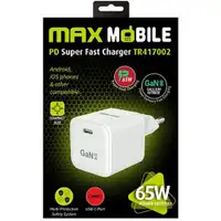 MAX MOBILE TR417002 GAN II, PD SUPER FAST CHARGE, Type C, 65W