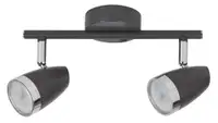 RABALUX Karen spot LED 2x4W antracit/ hrom