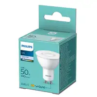 PHILIPS 4.7W(50W) GU10 CW 36D ND 1PF/6 DISC