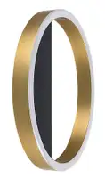 RABALUX Thric, zidna zlatna/crna LED 15W, 960lm, 3000K, precnik 25cm