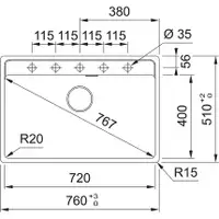 FRANKE MRG 610-72 114.0661.666