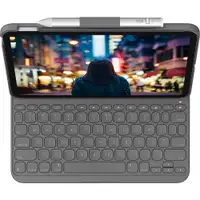 Logitech Slim Folio Keyboard Case for iPad (10th gen) - Grey - US