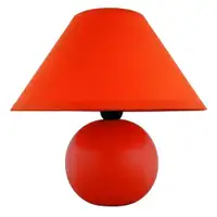 RABALUX Ariel keramicka stona lampa E14 40W, narandžasta