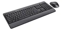 TRUST TREZO bežična tastatura + mis US crna