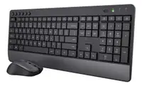 TRUST TREZO bežična tastatura + mis US crna