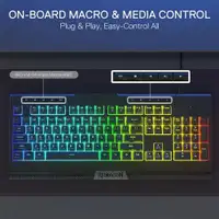 REDRAGON Shiva Lite K525 RGB Gaming Keyboard