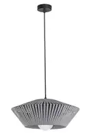 RABALUX Revan, visilica tekstilna siva, 1xE27, precnik 40cm