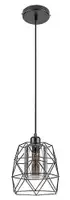 RABALUX Emrys, mat crna metalna visilica , E27 1x40W IP20