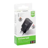 TNB CHPD30W2 ZIDNI PUNJAC SA USB-A+USB-C KONEKTORIMA, 30W