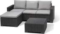 KETER Bastenska garnitura California 3 seater modular grafit CU 256622