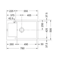 FRANKE MRG 611-78 XL MAT CRNA 114.0627.365