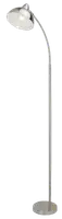 RABALUX Daron, podna lampa, metal, hrom boja E27 158cm