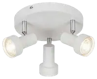 RABALUX Konrad,spot, GU10 3x50W,belo