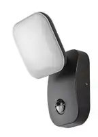 RABALUX Odiel, LED spoljna zidna sa senzorom, aluminium crna, 12W, 850lm (bez dif. 1400lm), 3000K
