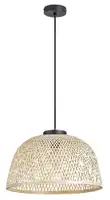 RABALUX Rattan, visilica, crna metalna E27 1x25W, IP20