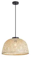 RABALUX Rattan, visilica, crna metalna E27 1x25W, IP20