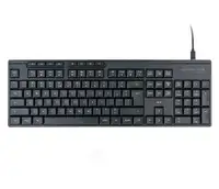 HAMA CK-200 tastatura USB zicna crna, US