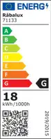 RABALUX Lukas LED plafonjera 18W, 1260lm, 4000K, D35cm senzor pokreta, IP45