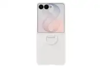 SAMSUNG Galaxy Z Flip8 Silicone Ring Magnet Case Cream EF-EF776CWEGWW