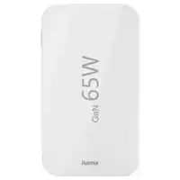 HAMA Brzi punjac, 2xUSB-C, 1xUSB-A, PD, 65W, beli pljosnati mini