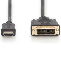 DIGITUS Kabl HDMI na A-DVI(18+1) FHD 2m crni