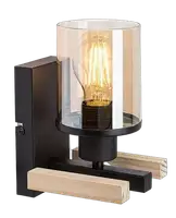 RABALUX Niylah, crna metalna stona lampa E27 1x25W, IP20