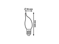 RABALUX Sijalica LED E14, 4W, 450 lm, 2700K